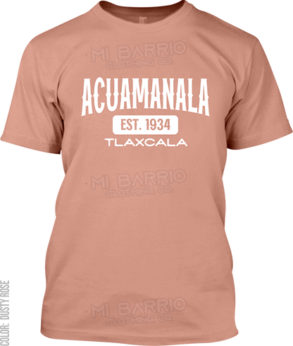 Acuamanala, Tlaxcala Signature T-Shirt