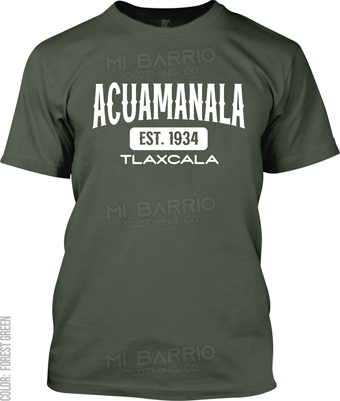Acuamanala, Tlaxcala Signature T-Shirt