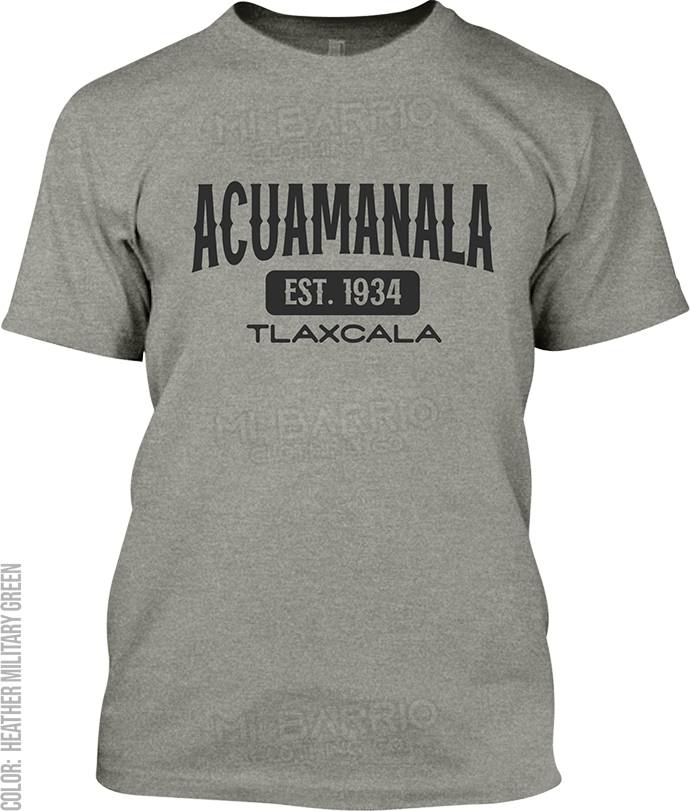 Acuamanala, Tlaxcala Signature T-Shirt