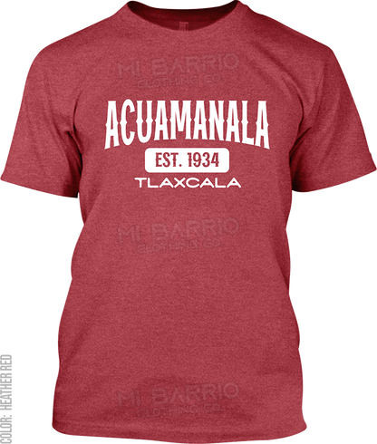 Acuamanala, Tlaxcala Signature T-Shirt