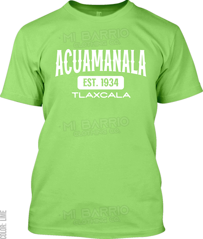 Acuamanala, Tlaxcala Signature T-Shirt