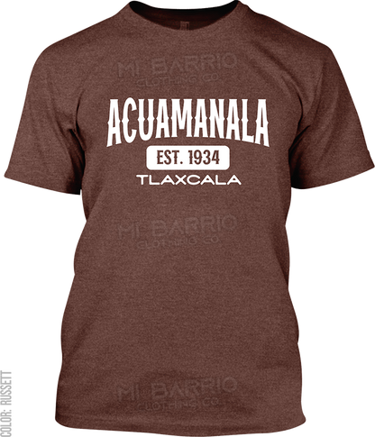 Acuamanala, Tlaxcala Signature T-Shirt