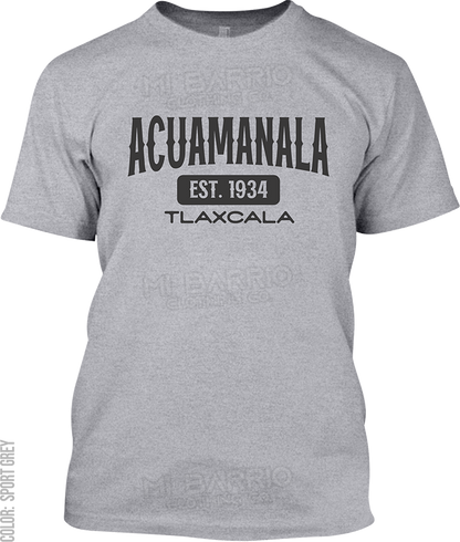 Acuamanala, Tlaxcala Signature T-Shirt