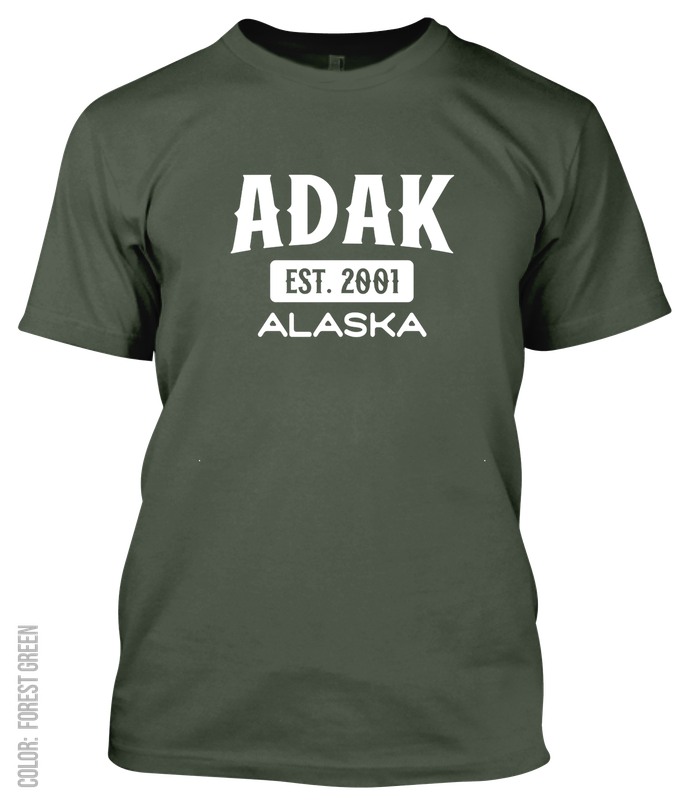 Adak, Alaska Signature T-Shirt