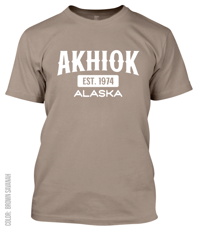 Akhiok, Alaska Signature T-Shirt