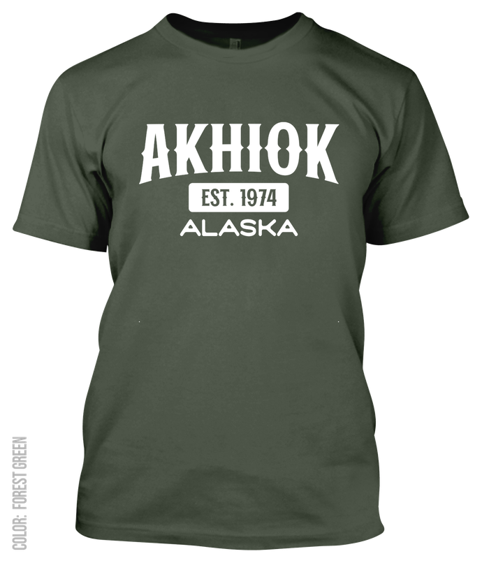 Akhiok, Alaska Signature T-Shirt