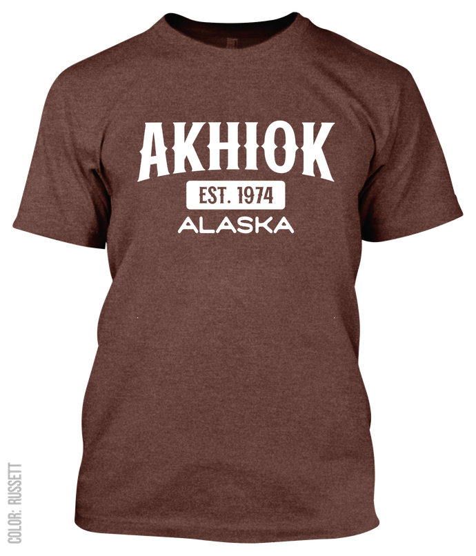 Akhiok, Alaska Signature T-Shirt