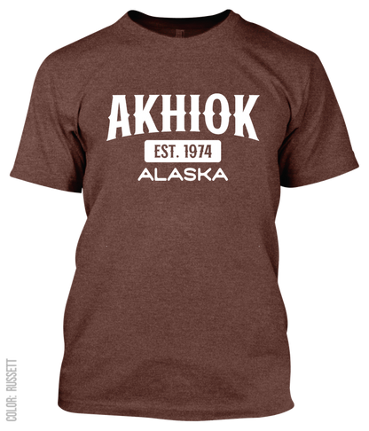 Akhiok, Alaska Signature T-Shirt