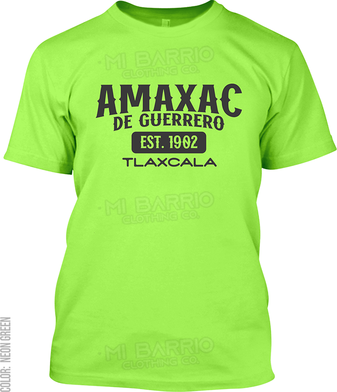 Amaxac de Guerrero, Tlaxcala Signature T-Shirt