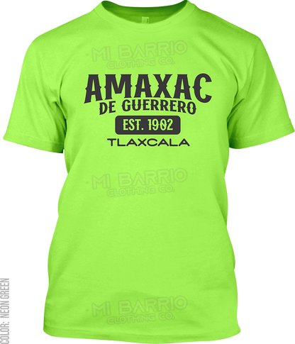 Amaxac de Guerrero, Tlaxcala Signature T-Shirt