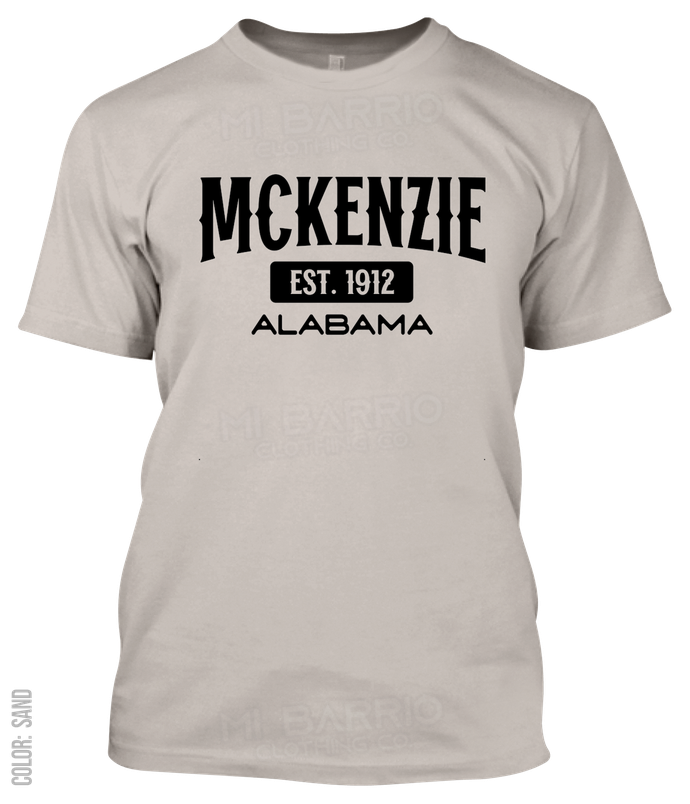 Mckenzie, Alabama Athletic T-Shirt