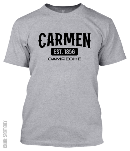 Carmen, Campeche Athletic T-Shirt