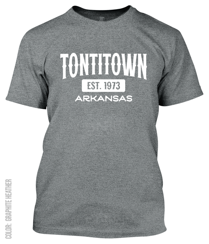 Tontitown, Arkansas Athletic T-Shirt