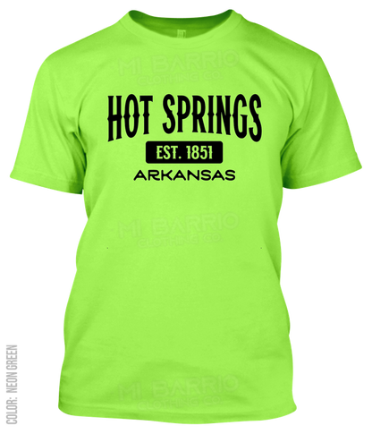 Hot Springs, Arkansas Athletic T-Shirt