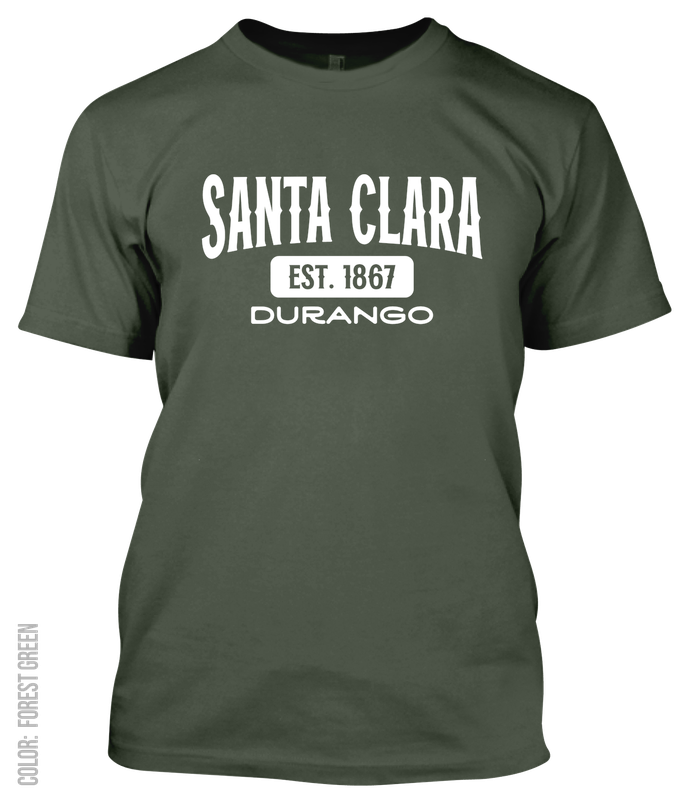 Santa Clara, Durango Athletic T-Shirt