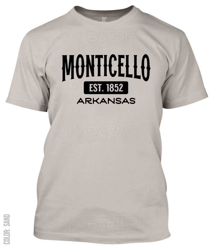 Monticello, Arkansas Athletic T-Shirt