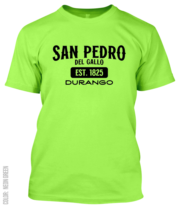 San Pedro Del Gallo, Durango Athletic T-Shirt
