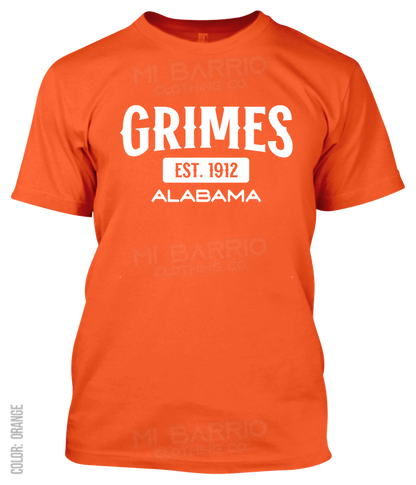 Grimes, Alabama Athletic T-Shirt
