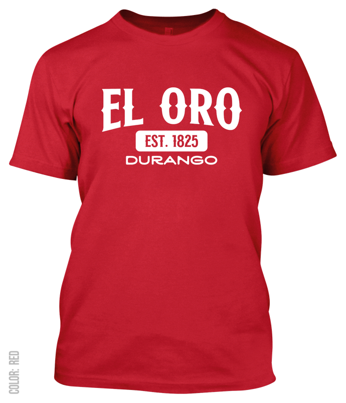 El Oro, Durango Athletic T-Shirt