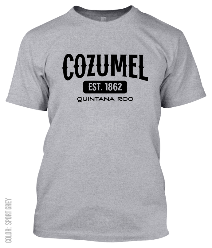 Cozumel, Quintana Roo Athletic T-Shirt