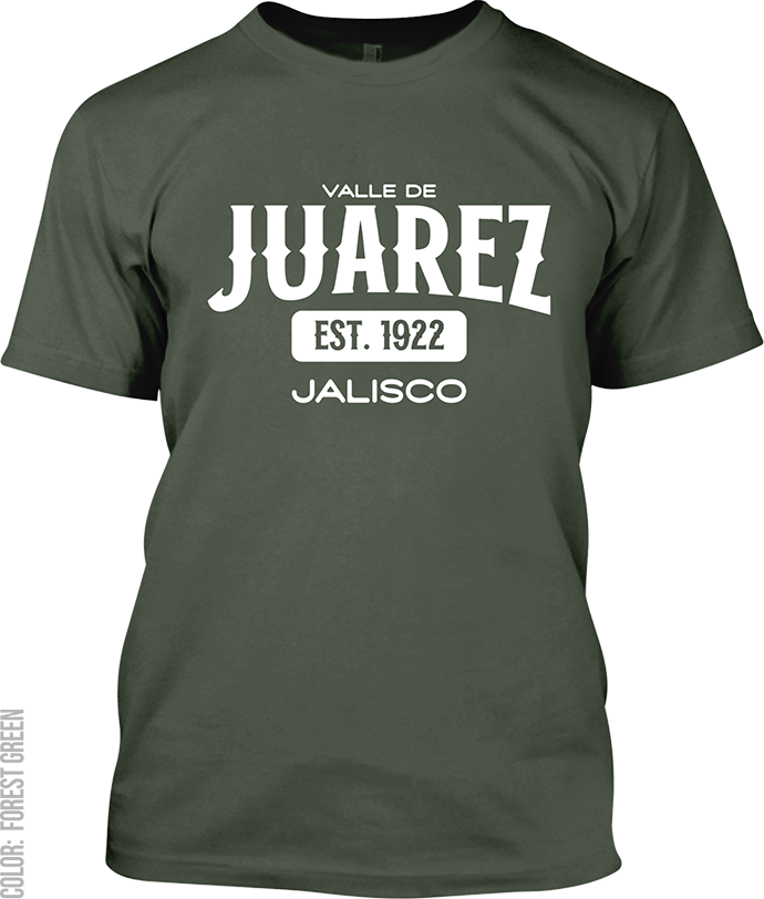 Valle De Juarez, Jalisco Athletic T-Shirt