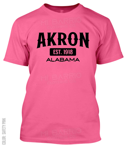 Akron, Alabama Athletic T-Shirt