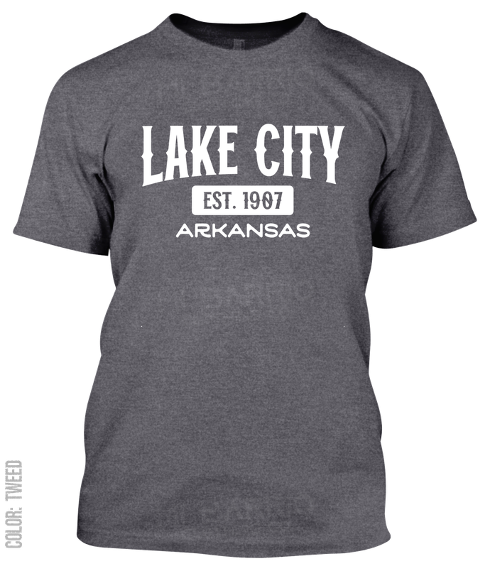 Lake City, Arkansas Athletic T-Shirt