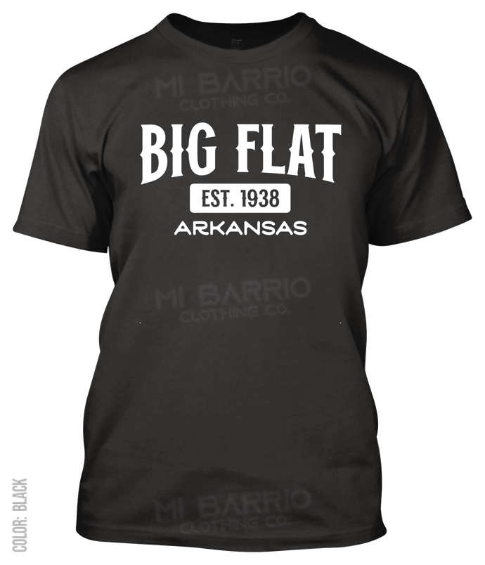 Big Flat, Arkansas Athletic T-Shirt