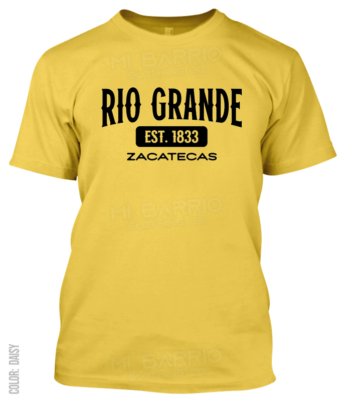 Rio Grande, Zacatecas Athletic T-Shirt