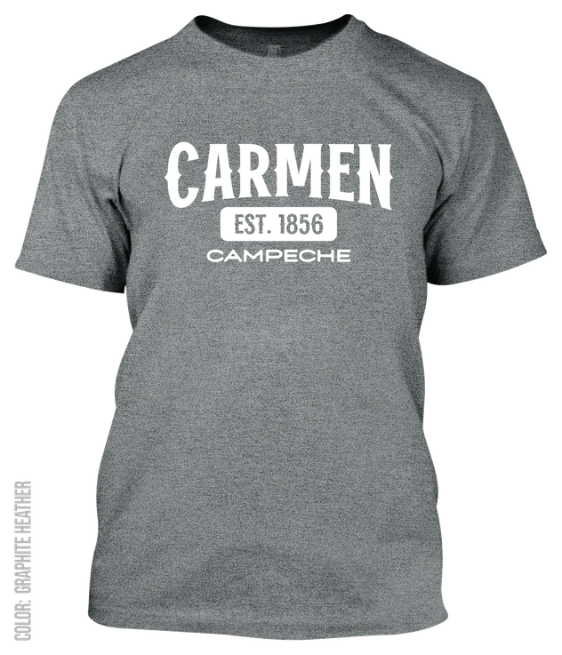 Carmen, Campeche Athletic T-Shirt