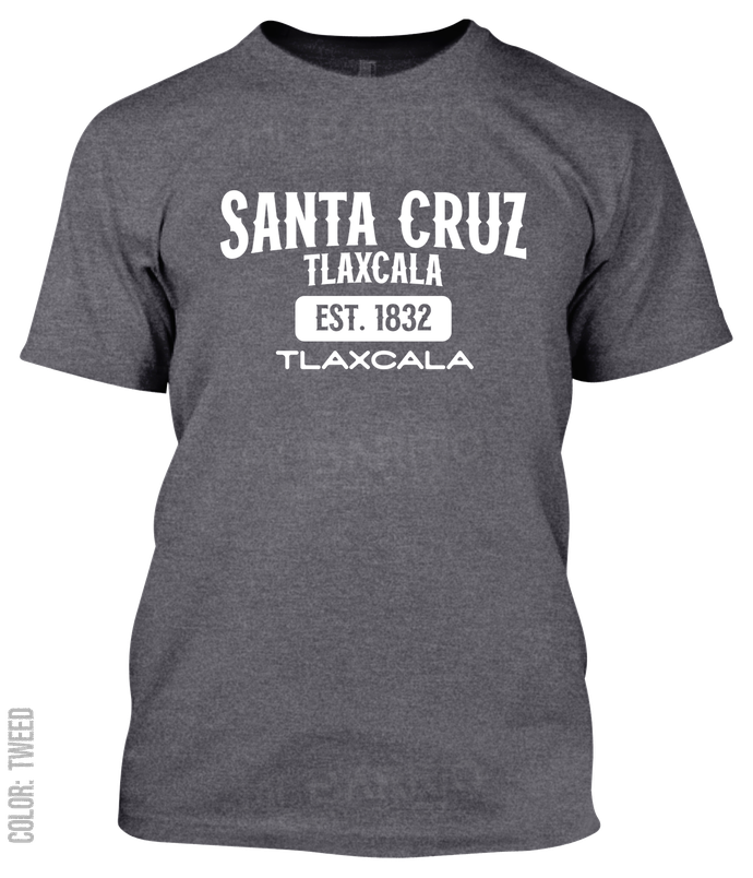 Santa Cruz Tlaxcala, Tlaxcala Athletic T-Shirt