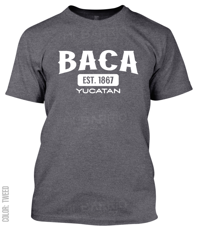 Baca, Yucatan Athletic T-Shirt