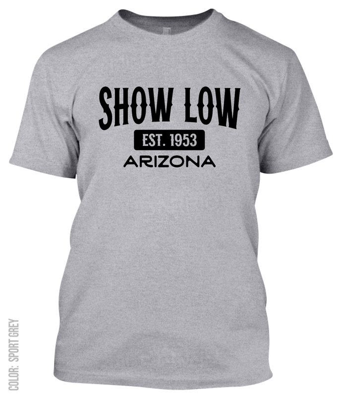 Show Low, Arizona Athletic T-Shirt