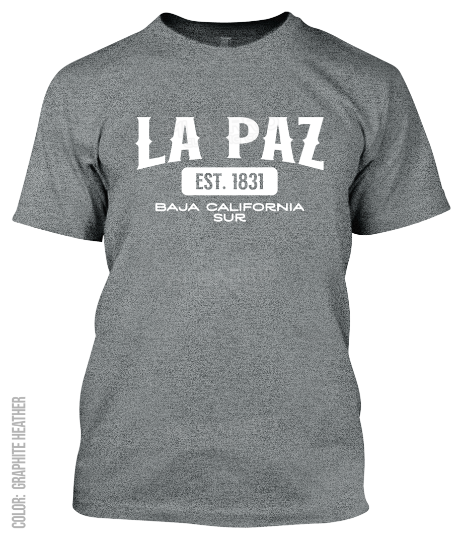 La Paz, Baja California Sur Athletic T-Shirt