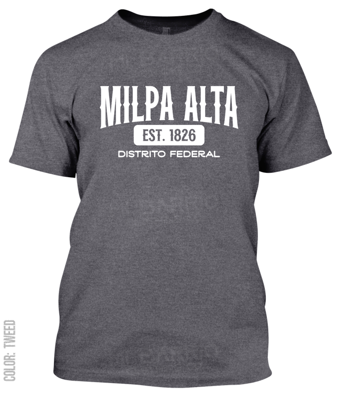 Milpa Alta, Ciudad De Mexico Athletic T-Shirt