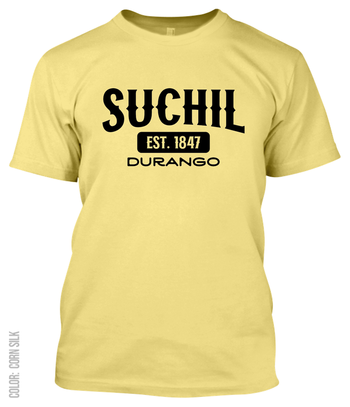 Suchil, Durango Athletic T-Shirt