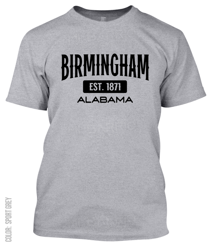 Birmingham, Alabama Athletic T-Shirt