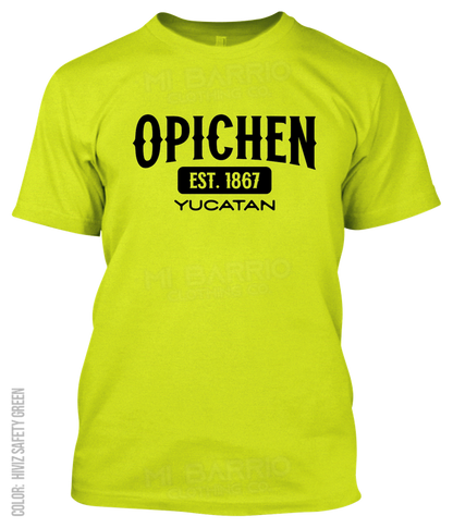 Opichen, Yucatan Athletic T-Shirt