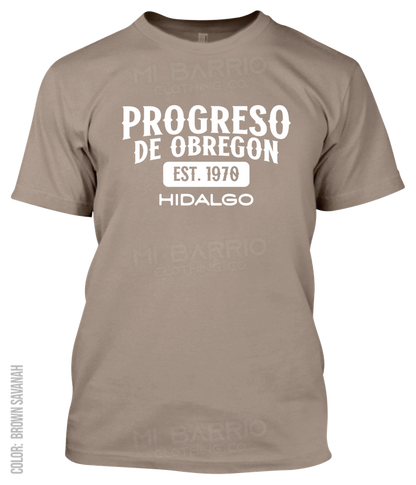Progreso De Obregon, Hidalgo Athletic T-Shirt