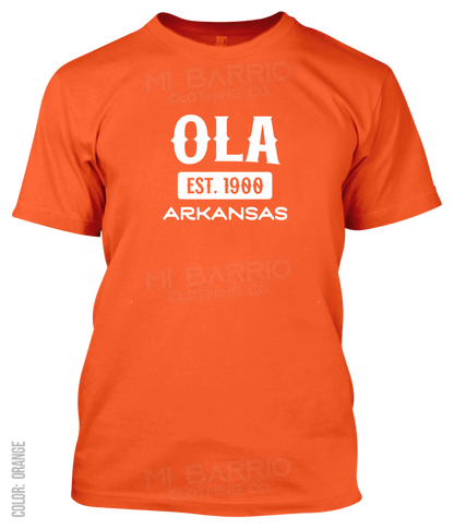 Ola, Arkansas Athletic T-Shirt