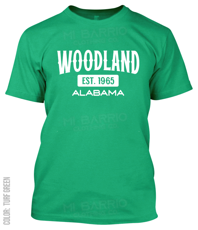 Woodland, Alabama Athletic T-Shirt