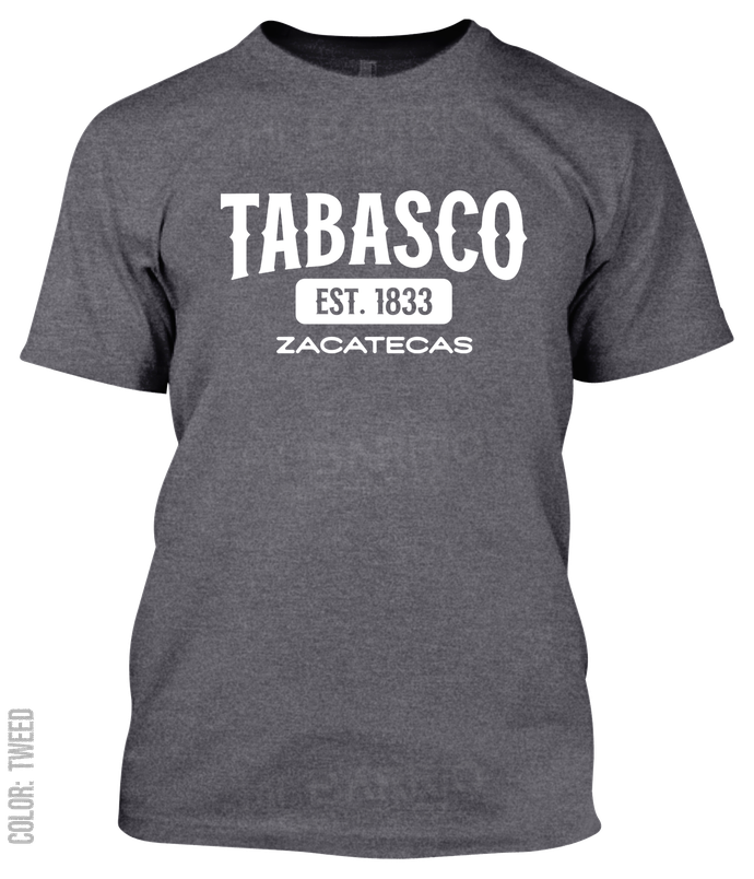 Tabasco, Zacatecas Athletic T-Shirt