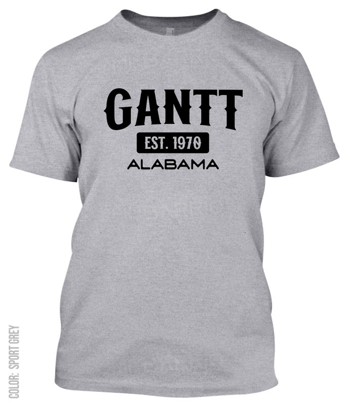 Gantt, Alabama Athletic T-Shirt