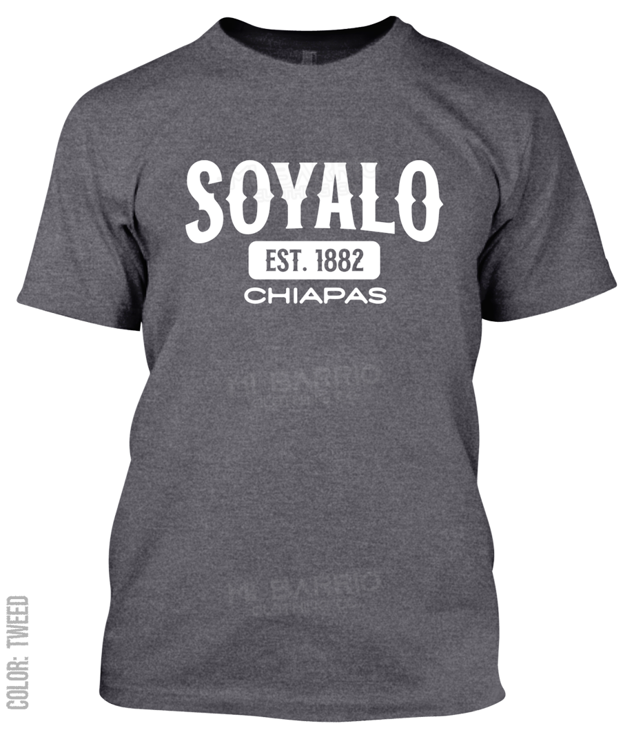Soyalo, Chiapas Athletic T-Shirt