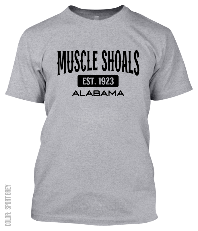 Muscle Shoals, Alabama Athletic T-Shirt