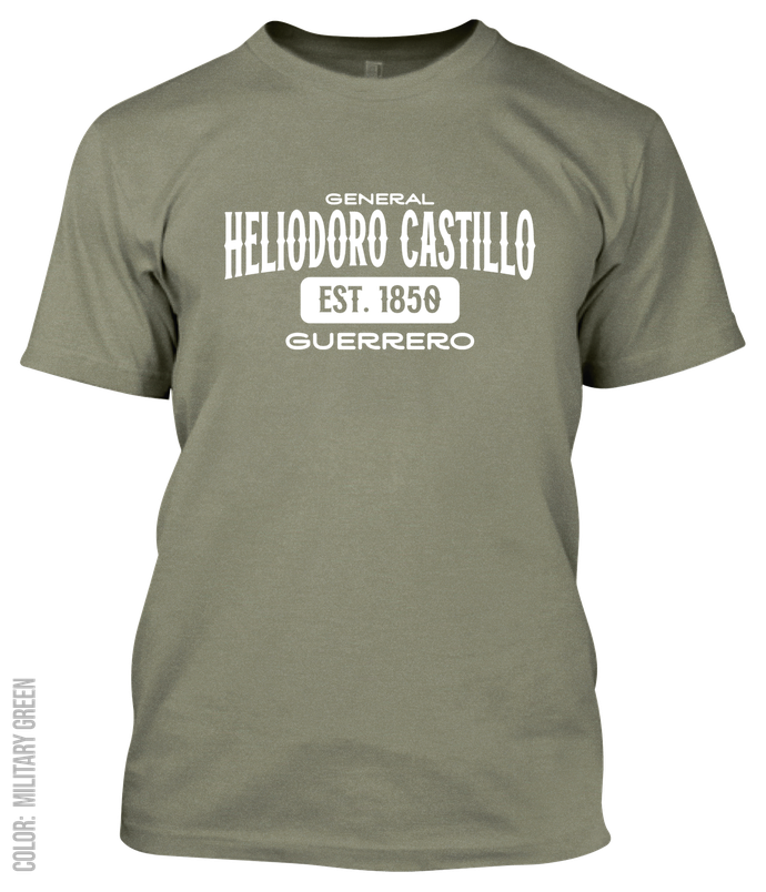 General Heliodoro Castillo, Guerrero Athletic T-Shirt