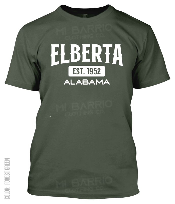 Elberta, Alabama Athletic T-Shirt