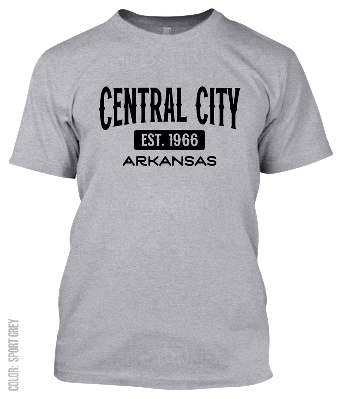 Central City, Arkansas Athletic T-Shirt