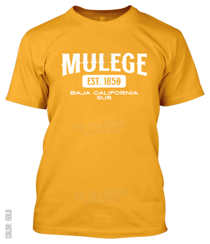 Mulege, Baja California Sur Athletic T-Shirt