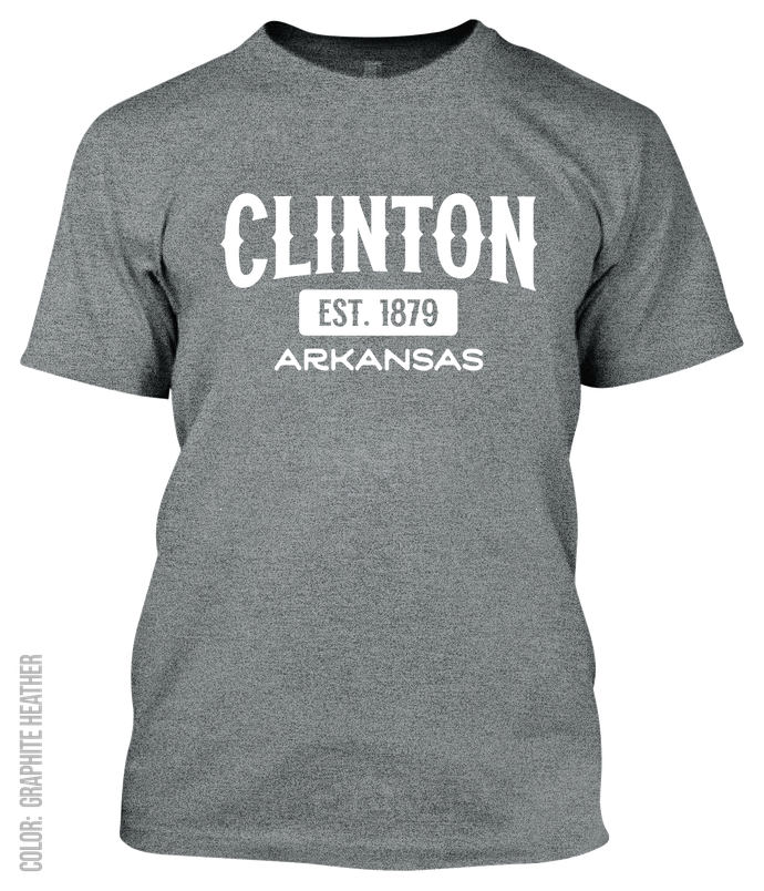 Clinton, Arkansas Athletic T-Shirt